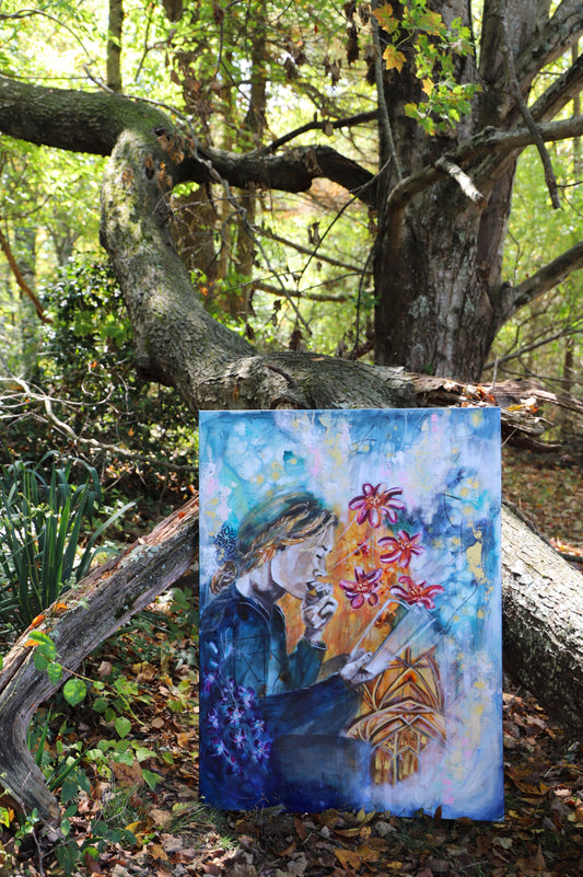 Working on Myself: Knowledge Fine Art Print