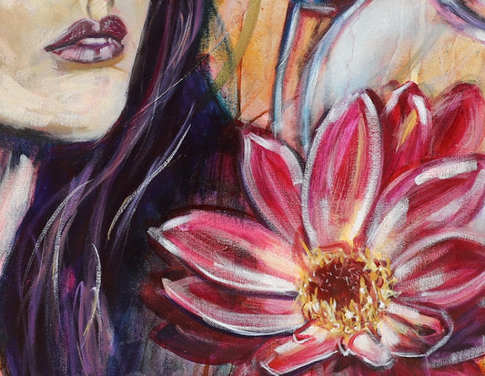 A Good Looking Woman Fine Art Print